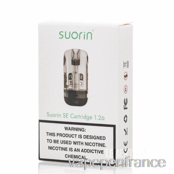 Suorin Se Dosettes De Remplacement Dosettes 1,2ohm Stylo Vape